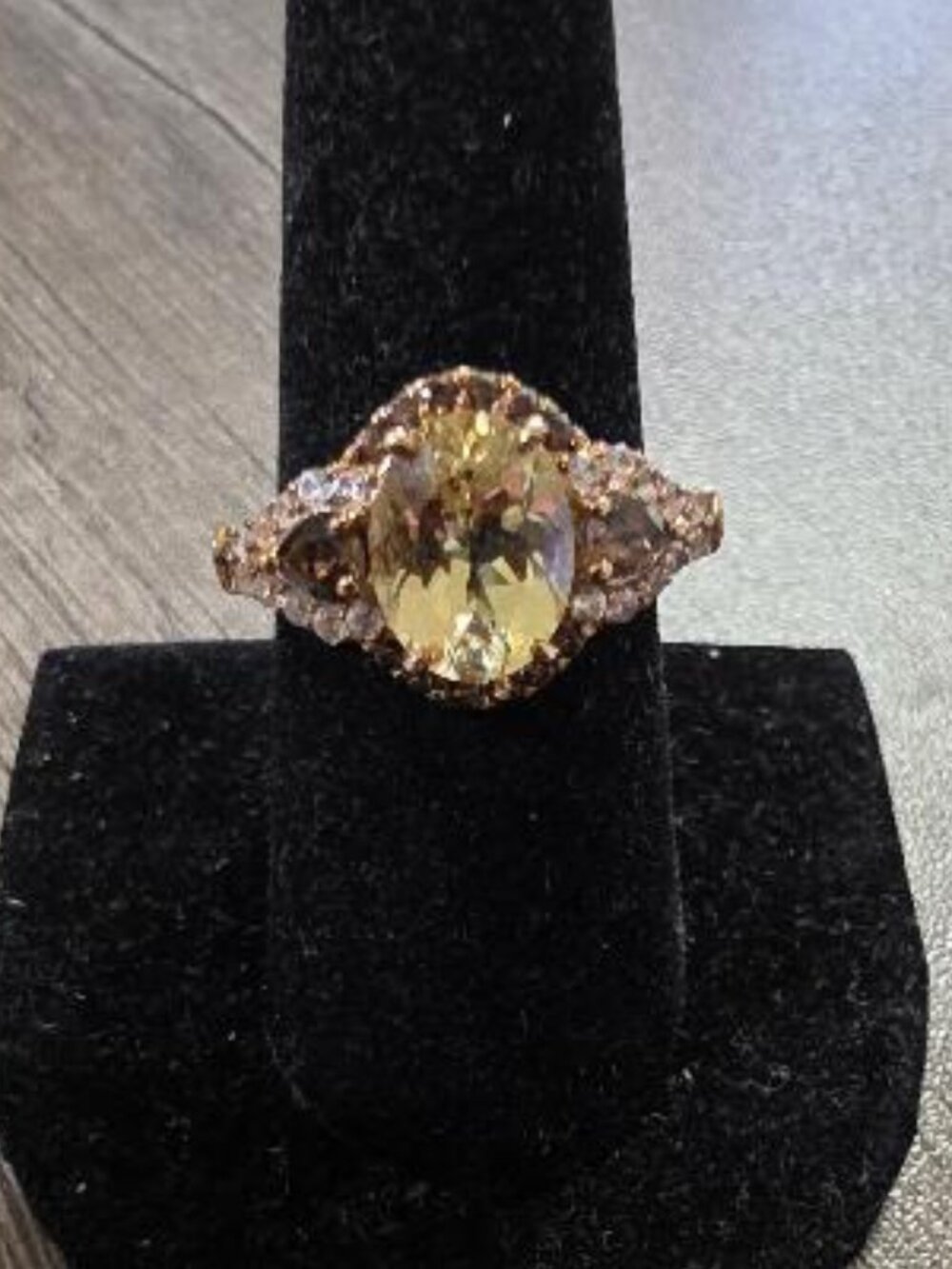 Yellow Apatite Ring - See Details in Description - Size 9
